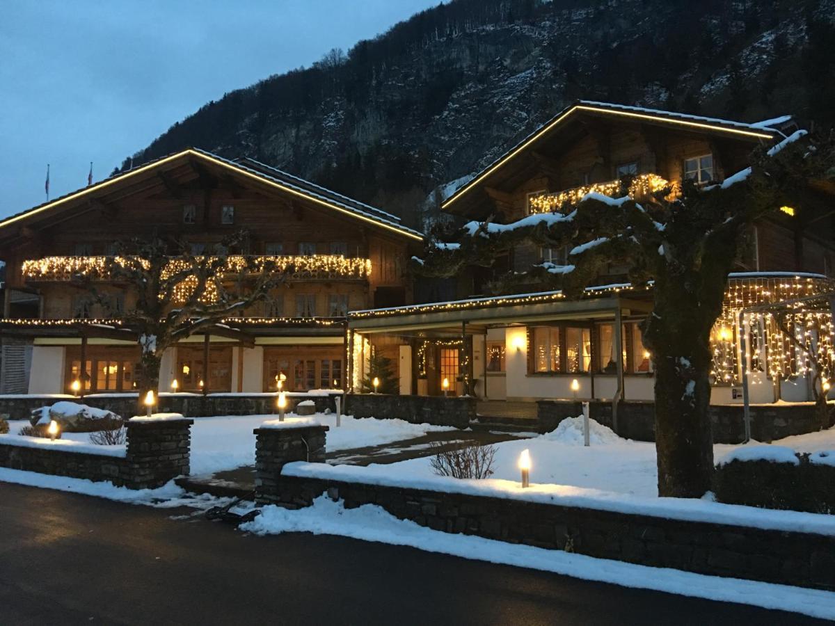 Hotel Chalet Du Lac Iseltwald Exterior foto