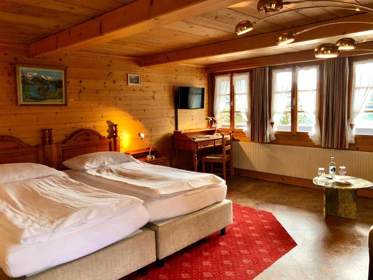 Hotel Chalet Du Lac Iseltwald Exterior foto